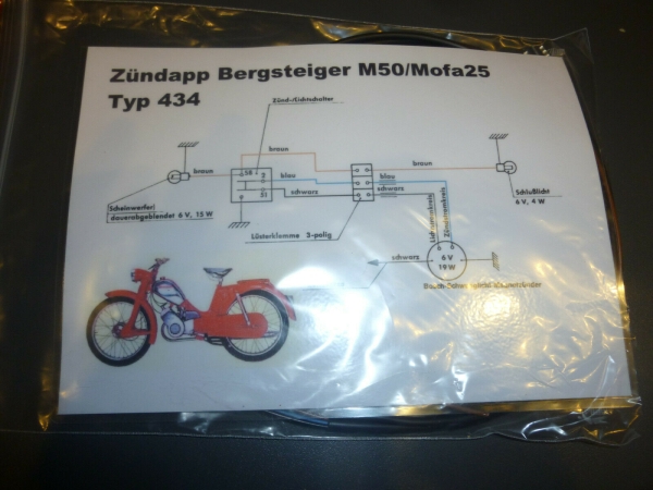 Kabelbaum Bergsteiger Typ434 M25 M50 komplett